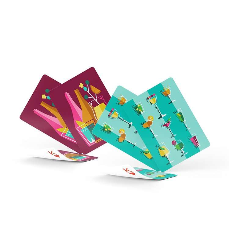 Cocktail Concoctions Plastic Playing Cards 2 Deck Set - Image 8
