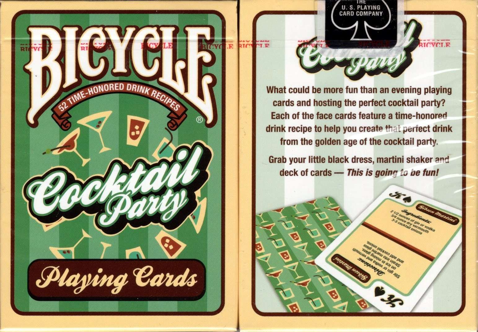 Cocktail Party Bicycle Playing Cards