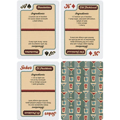 Cocktail Party Bicycle Playing Cards - Image 2