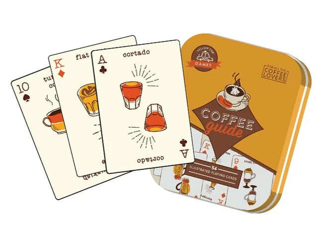 Coffee Guide Playing Cards In Tin