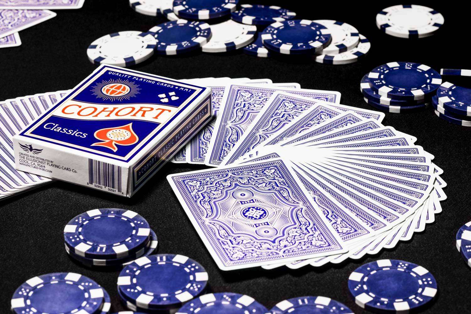 Cohort Blue Marked Playing Cards Cartamundi - Image 7