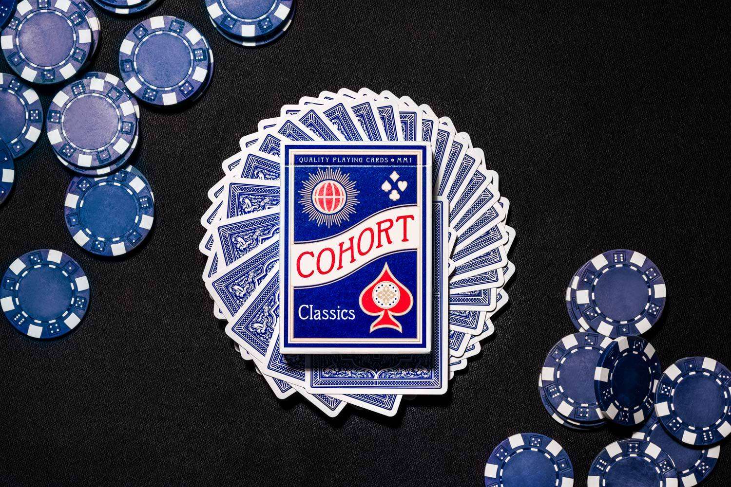 Cohort Blue Marked Playing Cards Cartamundi - Image 8