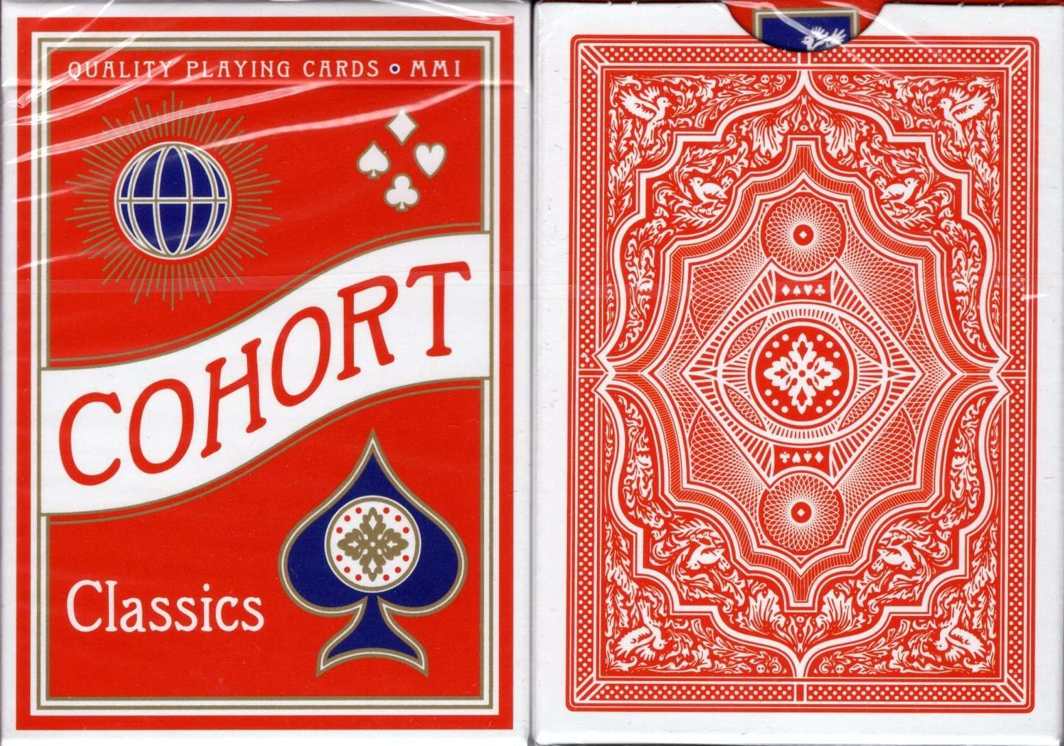 Cohort Red v2 Marked Playing Cards Cartamundi
