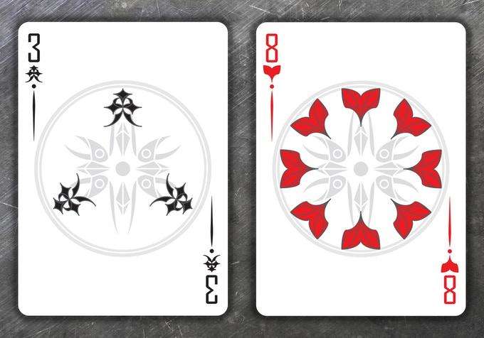 Contour Crimson Red Playing Cards MPC - Image 3