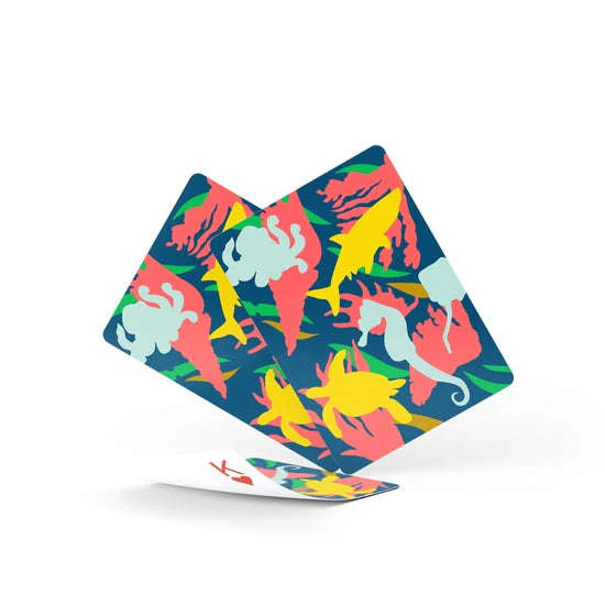 Cool Coastal Plastic Playing Cards 2 Deck Set - Image 4