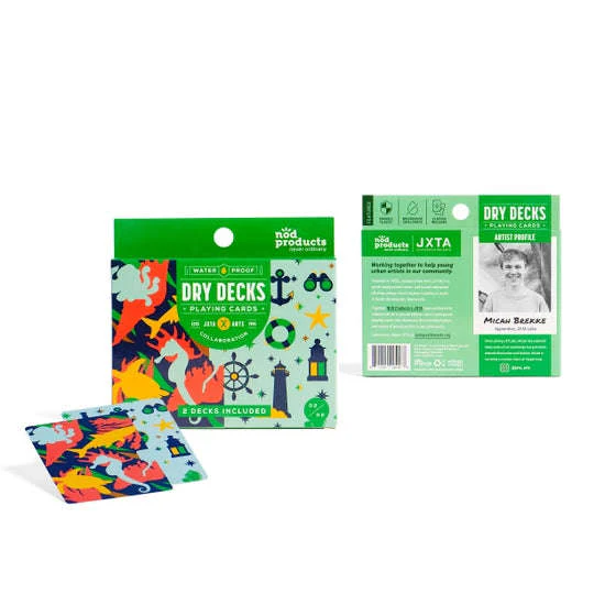 Cool Coastal Plastic Playing Cards 2 Deck Set - Image 5