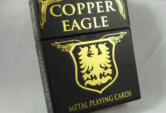 Copper Eagle Metal Playing Cards