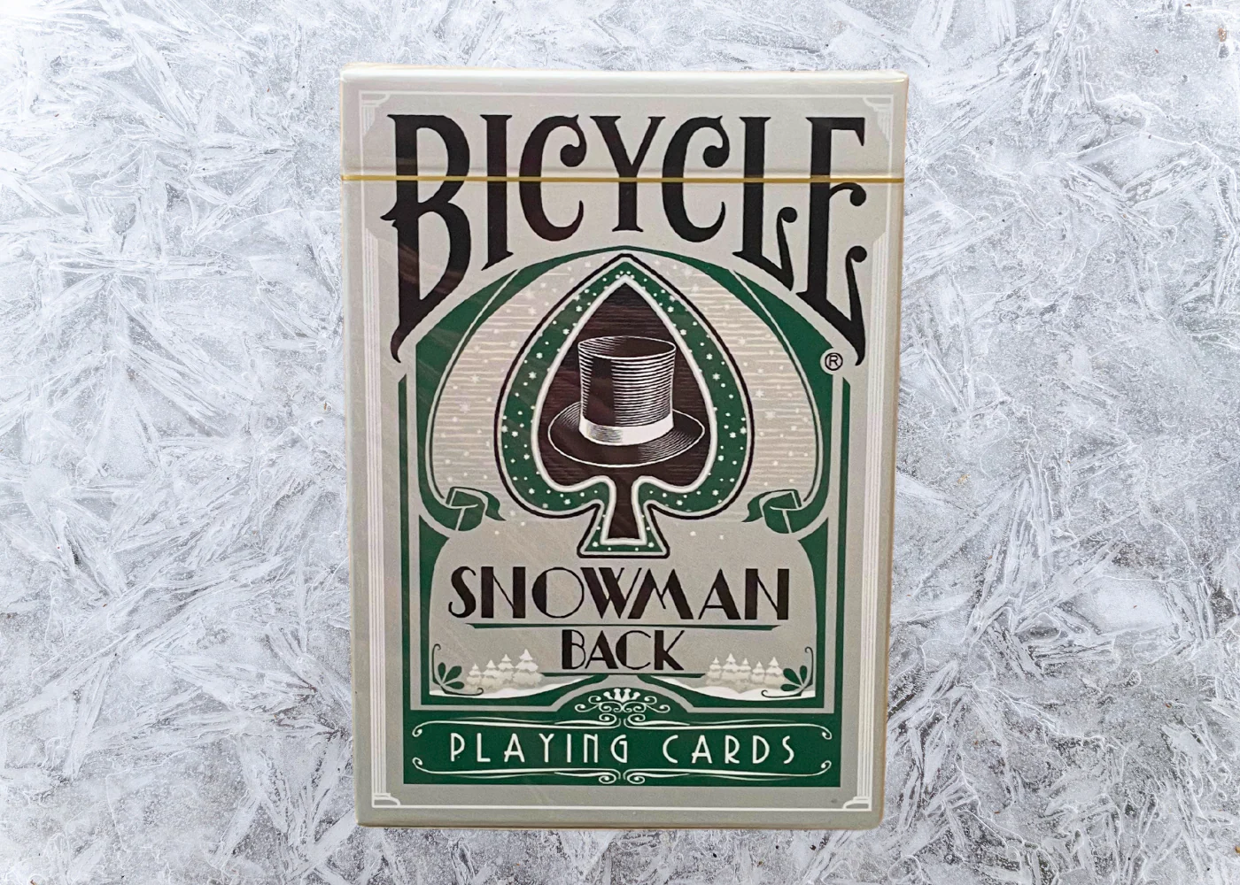 Gilded Bicycle Snowman Back Red & Green Limited Edition Playing Cards - Image 10