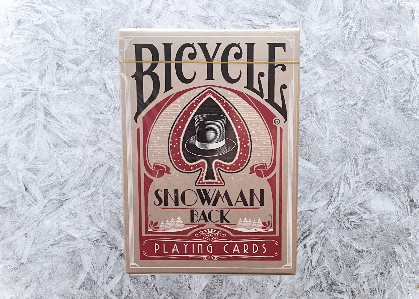 Gilded Bicycle Snowman Back Red & Green Limited Edition Playing Cards - Image 11