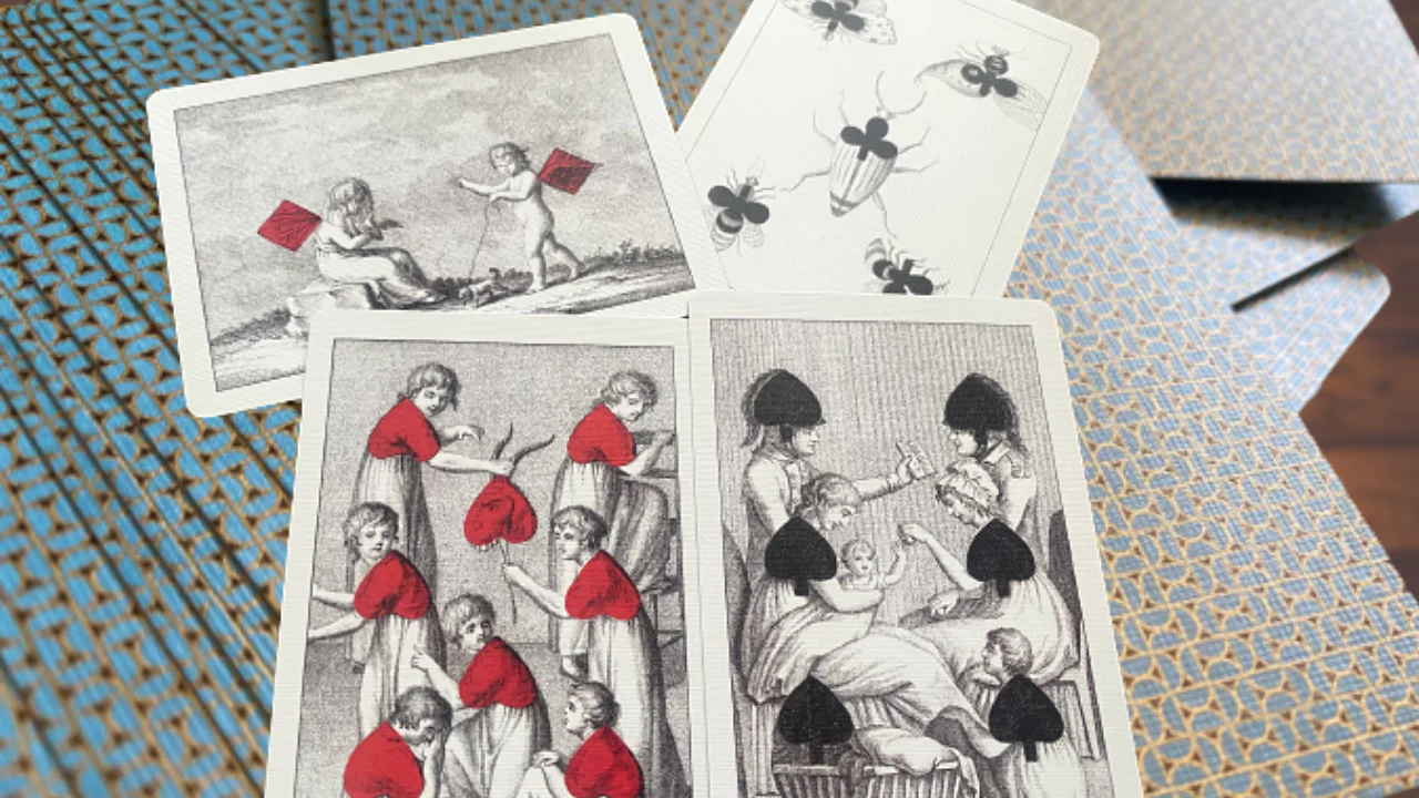 Cotta's Almanac #1 Reproduction Playing Cards USPCC - Image 5
