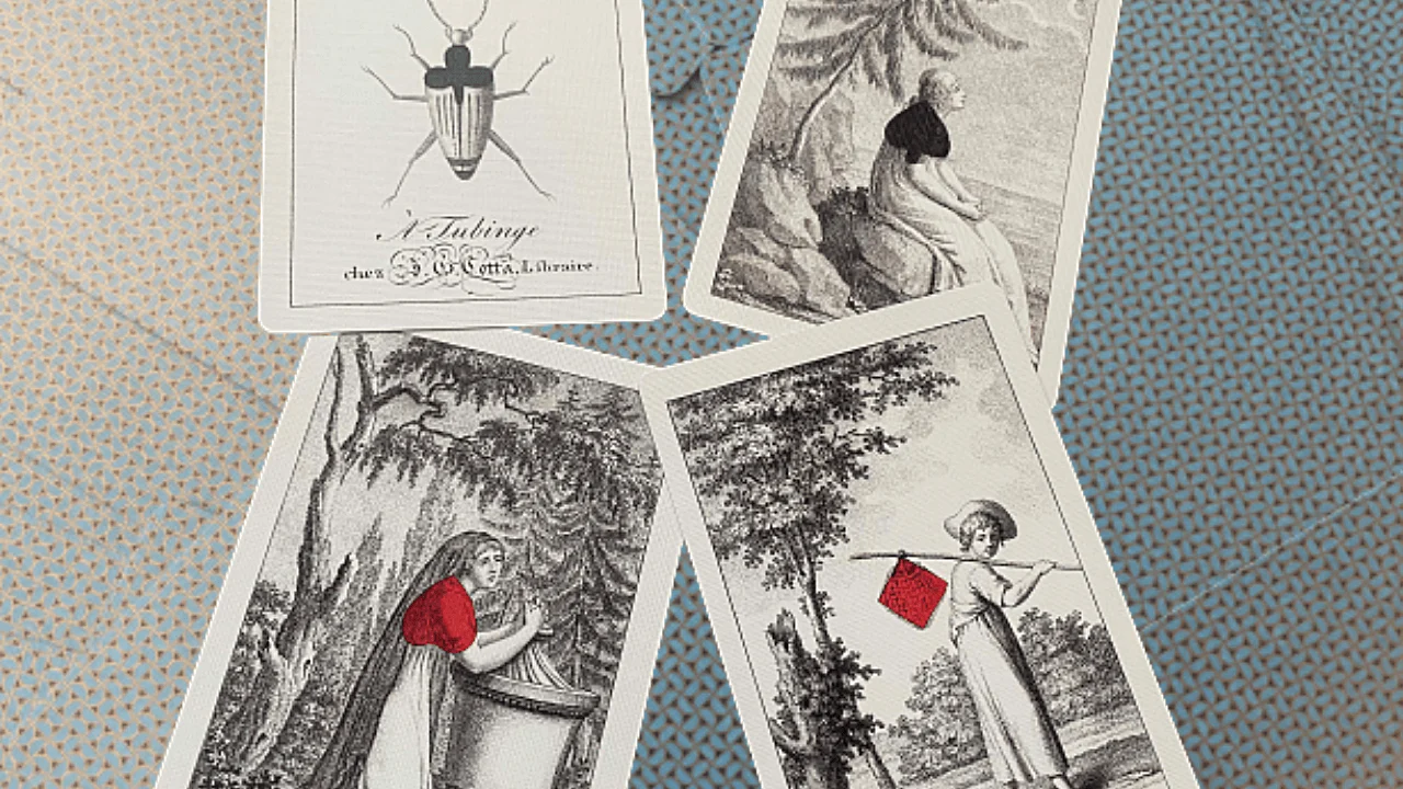 Cotta's Almanac #1 Reproduction Playing Cards USPCC - Image 6