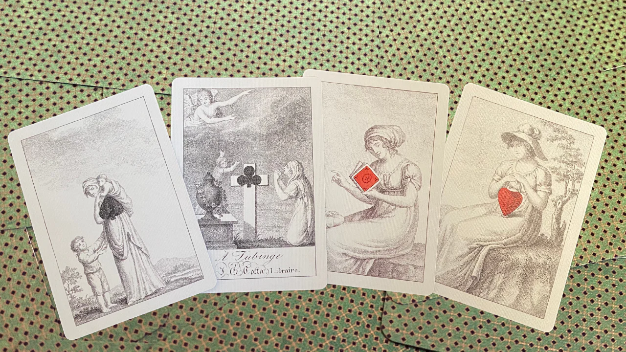 Cotta's Almanac #2 Gilded Playing Cards USPCC - Image 11