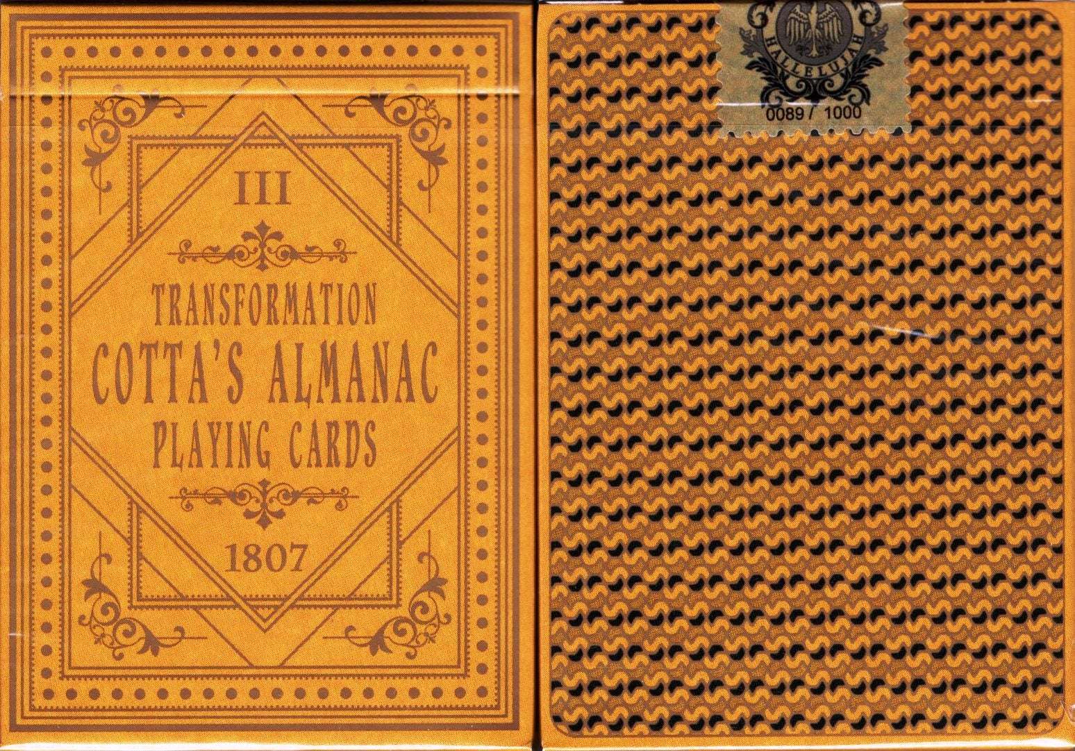 Cotta's Almanac #3 Limited Playing Cards USPCC