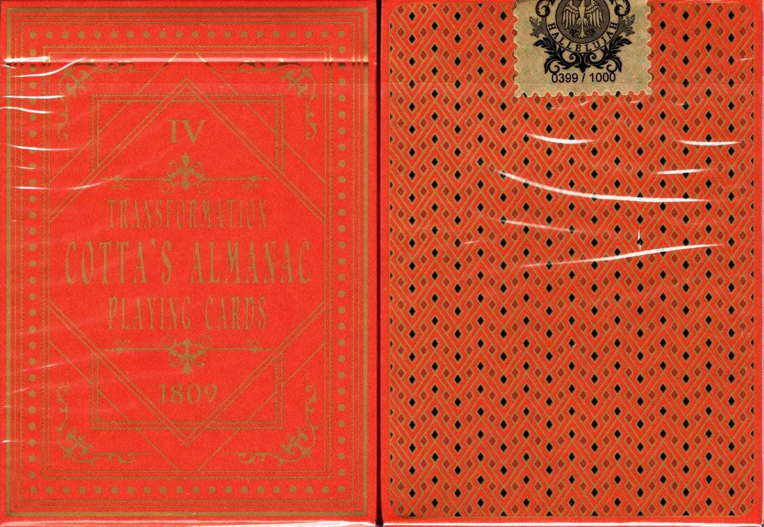 Cotta's Almanac #4 Limited Playing Cards USPCC