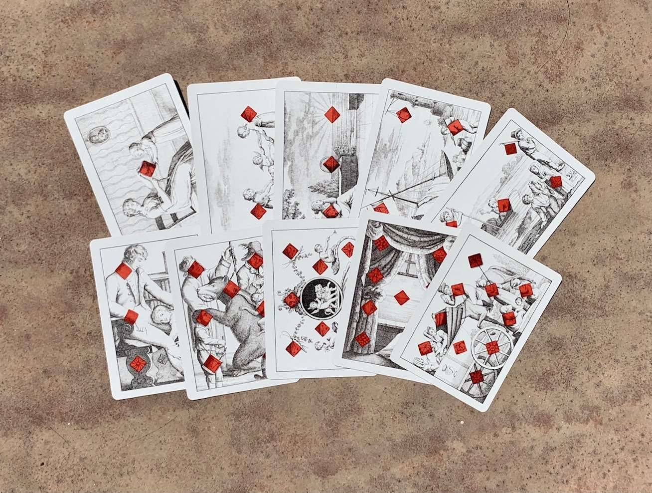 Cotta's Almanac #4 Reproduction Playing Cards USPCC - Image 6