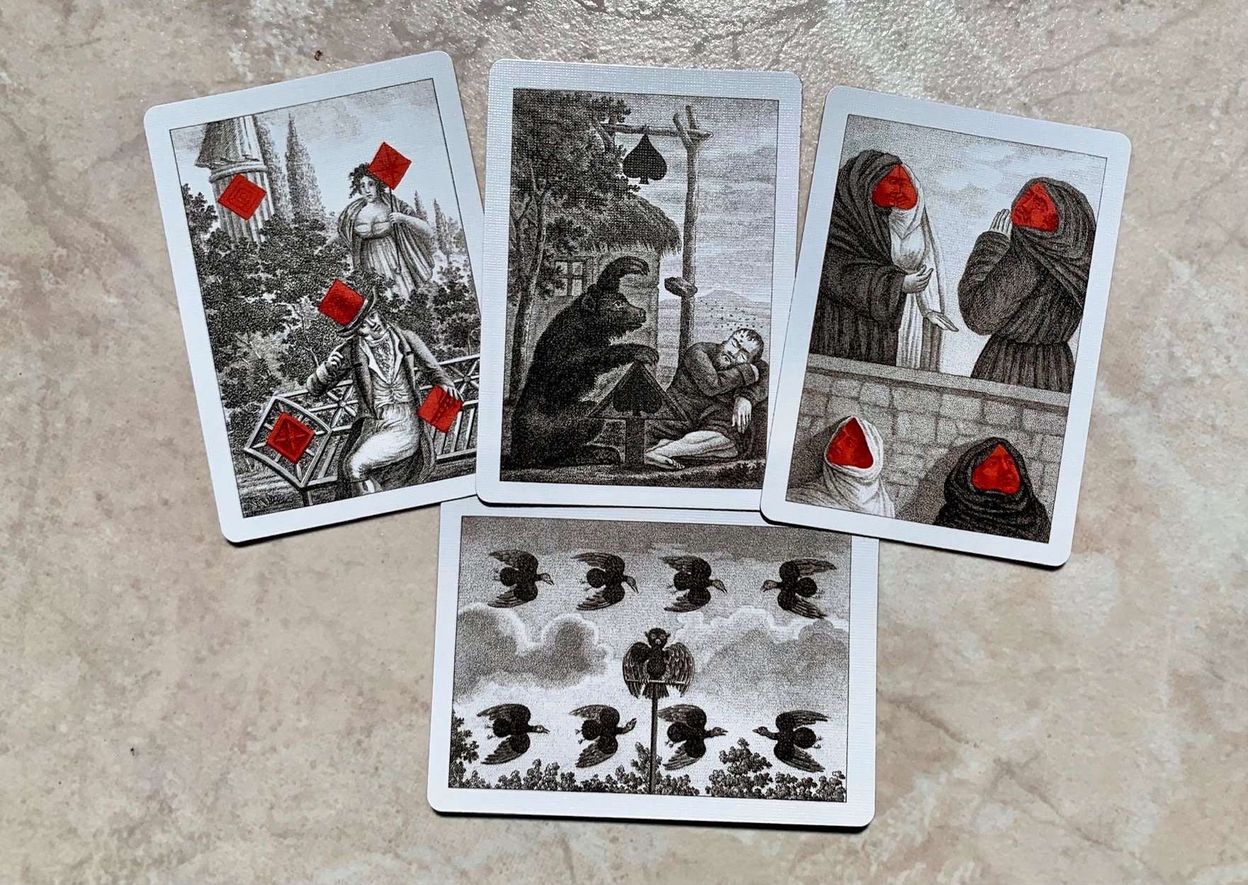 Cotta's Almanac #5 Gilded Playing Cards USPCC - Image 9