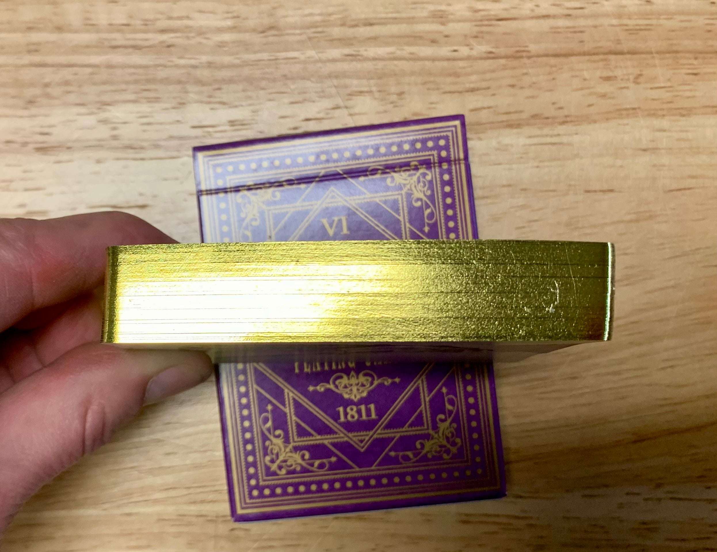 Cotta's Almanac #6 Gilded Playing Cards USPCC - Image 2