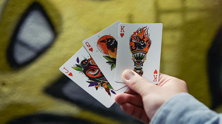 Crow Playing Cards (With Temporary Tattoos) - Image 3