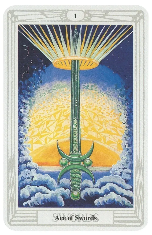 Crowley Thoth Tarot Deck with Spread Sheet USGS - Image 5