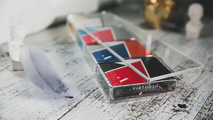 Crystal Playing Card Display 4 Deck Case - Image 4