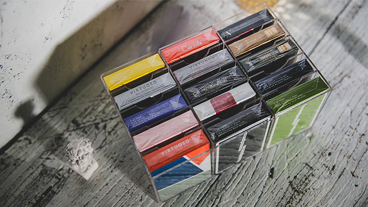 Crystal Playing Cards Cabinet Display - Image 2