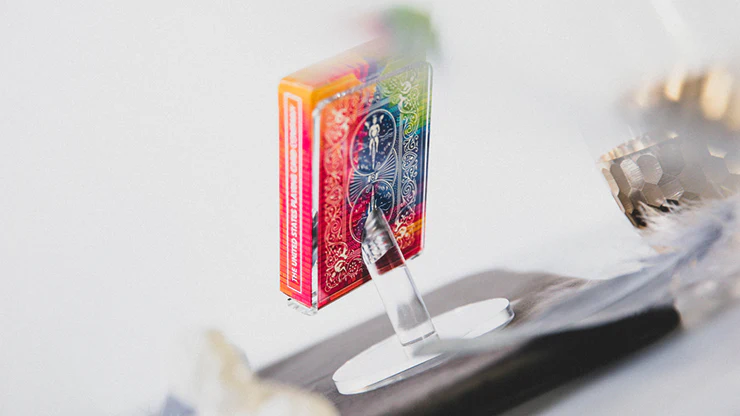 Crystal Support Playing Card Display Stand - Image 4