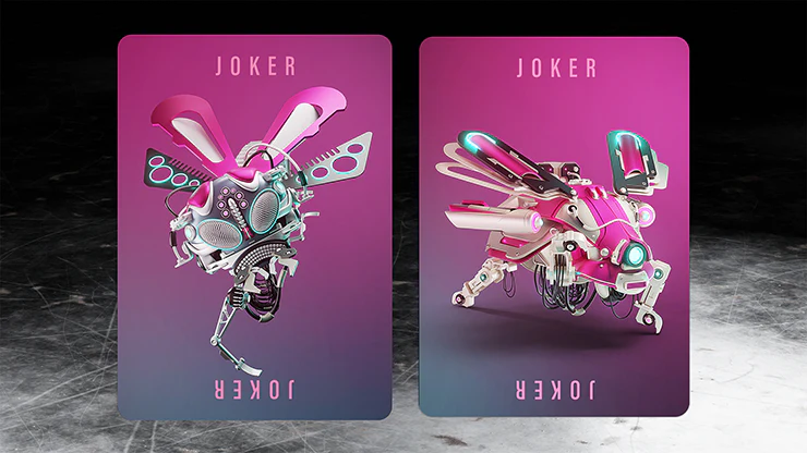 Cybershock Gilded Cobalt Bicycle Playing Cards - Image 3