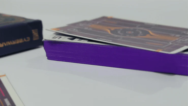 Cyberware Neon Gilded Playing Cards USPCC - Image 2