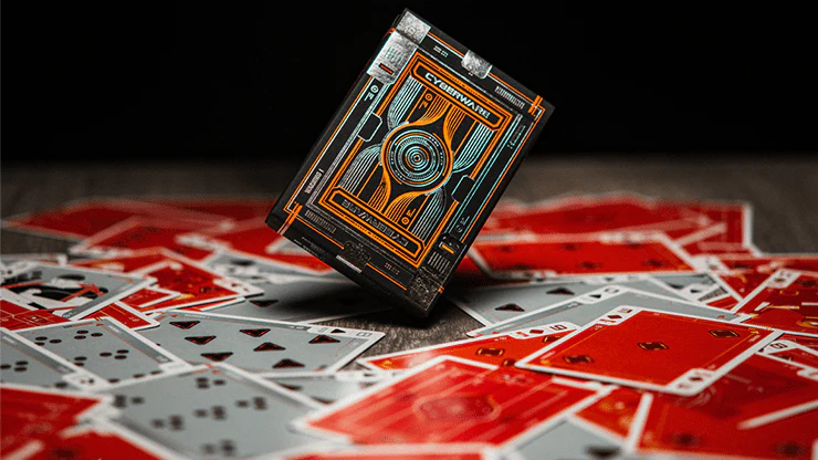 Cyberware Rouge Gilded Playing Cards USPCC - Image 7