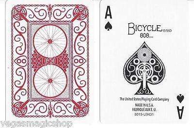 Cyclist Red Bicycle Playing Cards - Image 3