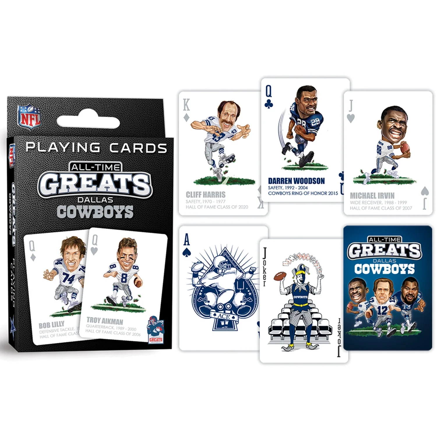 Dallas Cowboys All-Time Greats Playing Cards – How ‘Bout Them Boys - Image 2