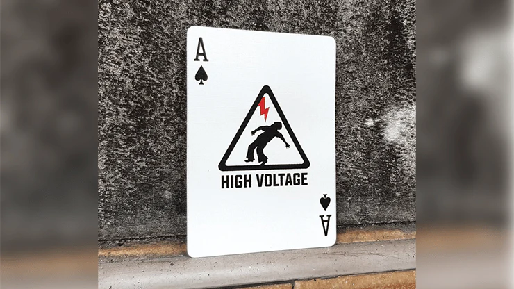 Danger High Voltage Playing Cards USPCC - Image 2
