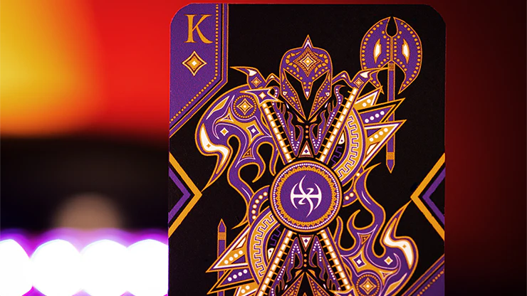 Dark Lordz Deluxe Royale Purple Playing Cards USPCC - Image 7