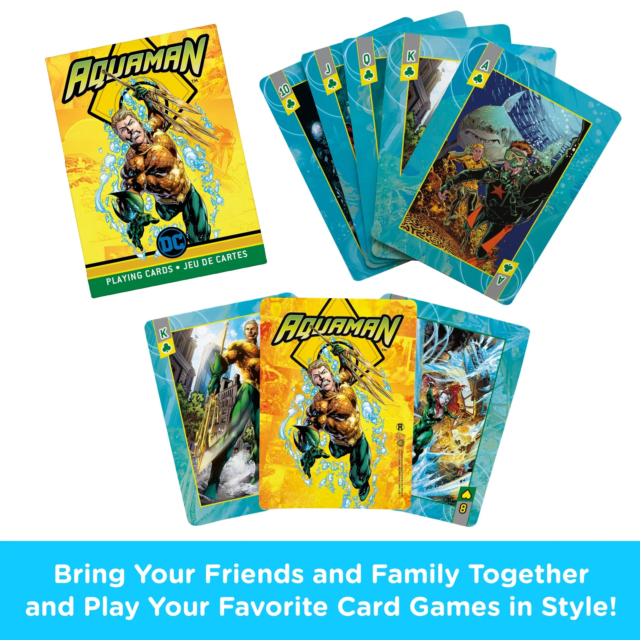 DC Comics Aquaman Comics Playing Cards – Unleash Your Inner Superhero - Image 3