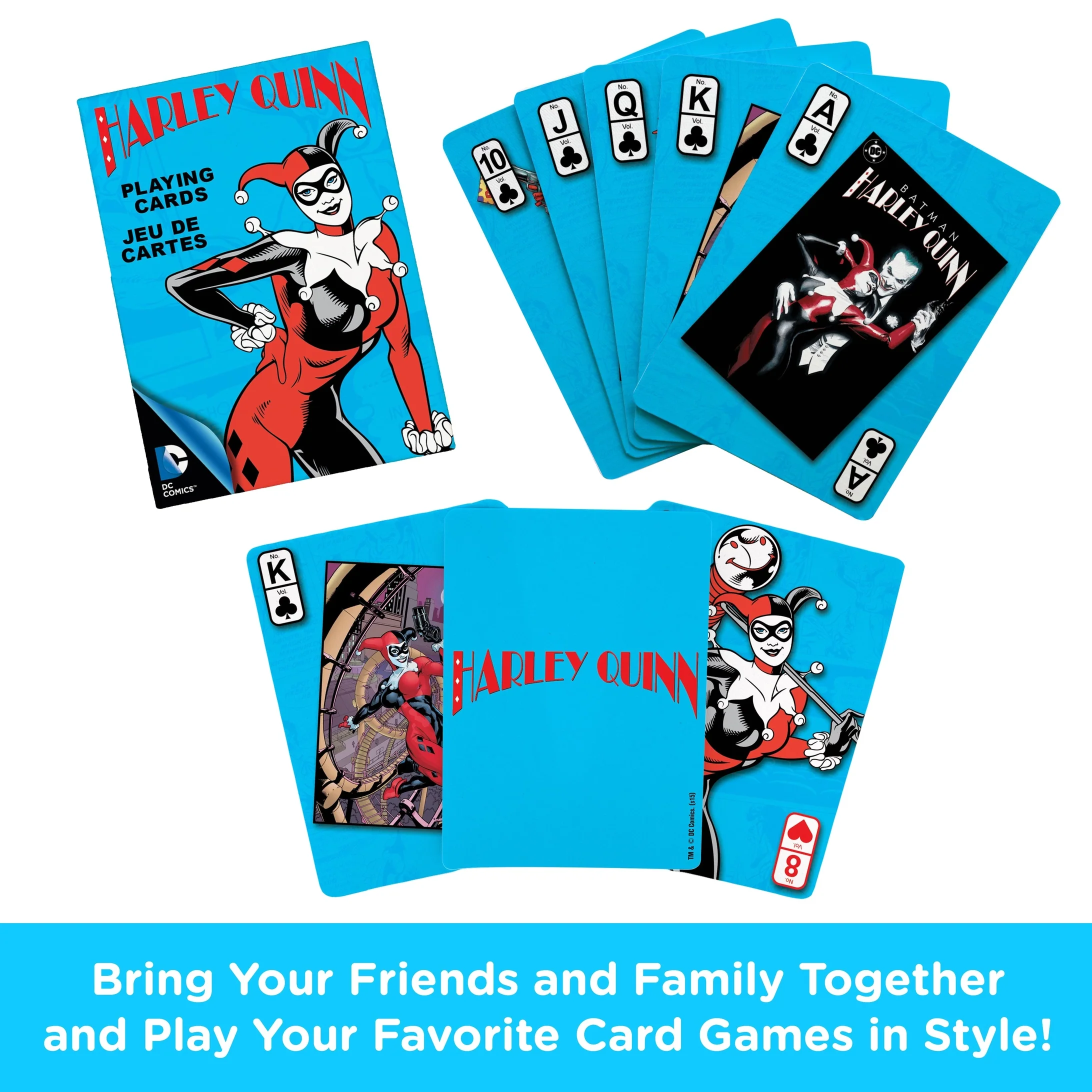 DC Comics Harley Quinn Playing Cards - The Conflicted Anti-Hero - Image 4