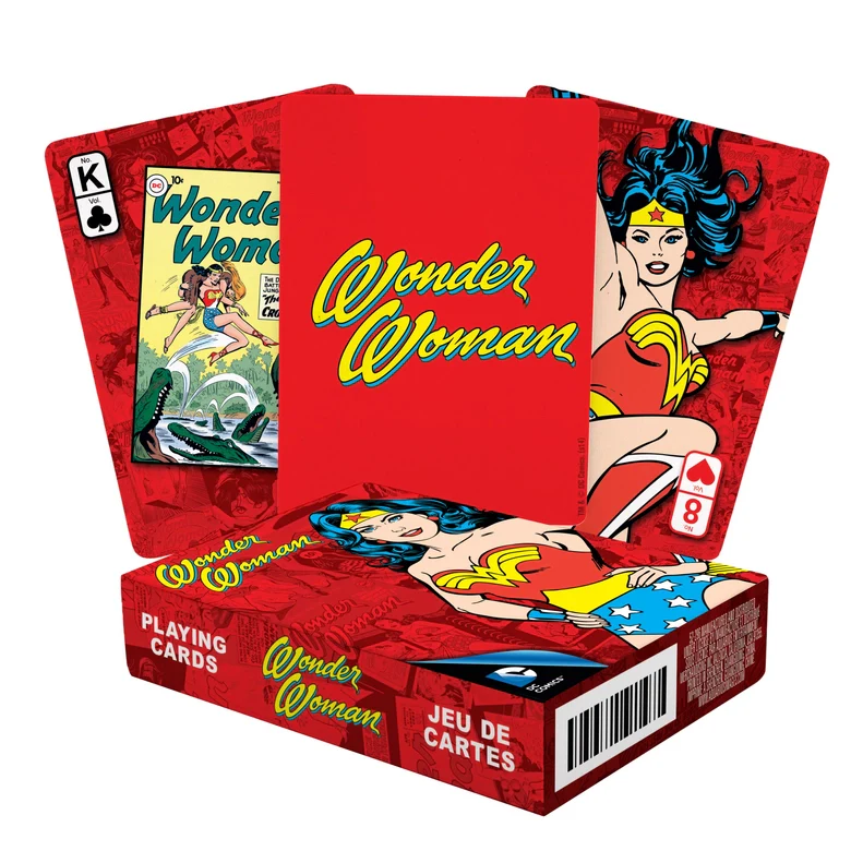 DC Comics Retro Wonder Woman Playing Cards by Aquarius - Image 3