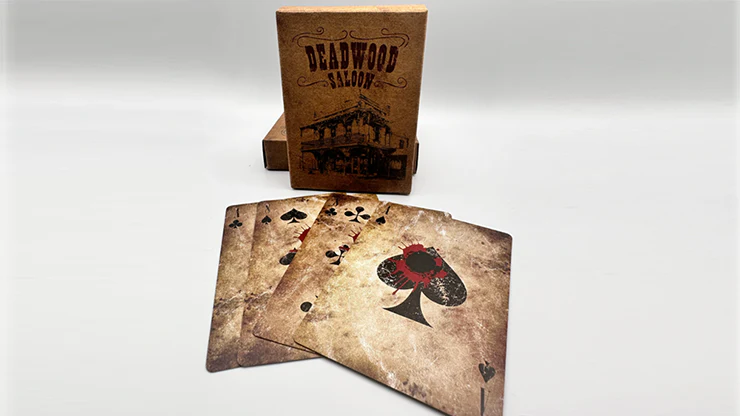 Deadwood Marked Playing Cards Red - Extra Dead Man's Hand Cards Included - Image 2