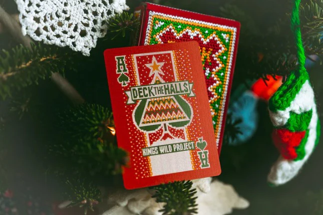 Deck The Halls Playing Cards by Kings Wild Project – Wearing an Ugly Sweater - Image 7