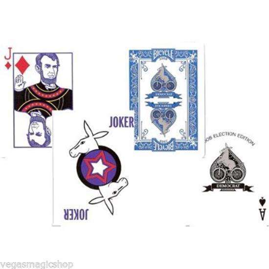 Democrat Blue 2008 Election Bicycle Playing Cards Deck - Image 4