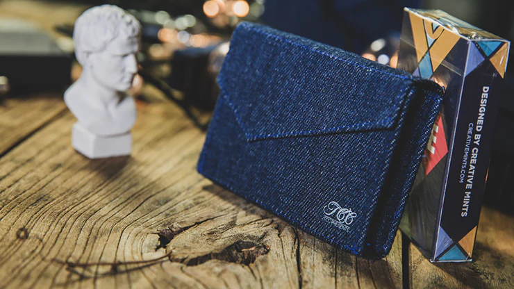Denim Jean Bag Playing Card Deck Holder - Image 5