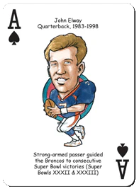 Denver Football Heroes Playing Cards - Image 4