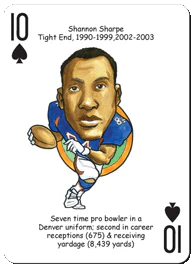 Denver Football Heroes Playing Cards - Image 5