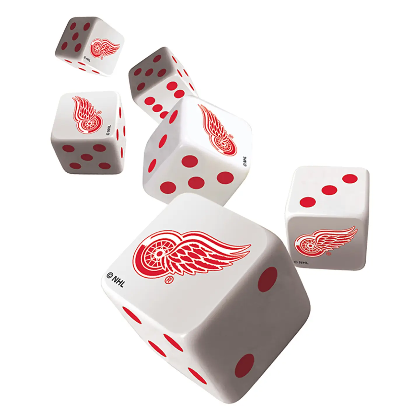 Detroit Red Wings Dice Set by Masterpieces - Image 2