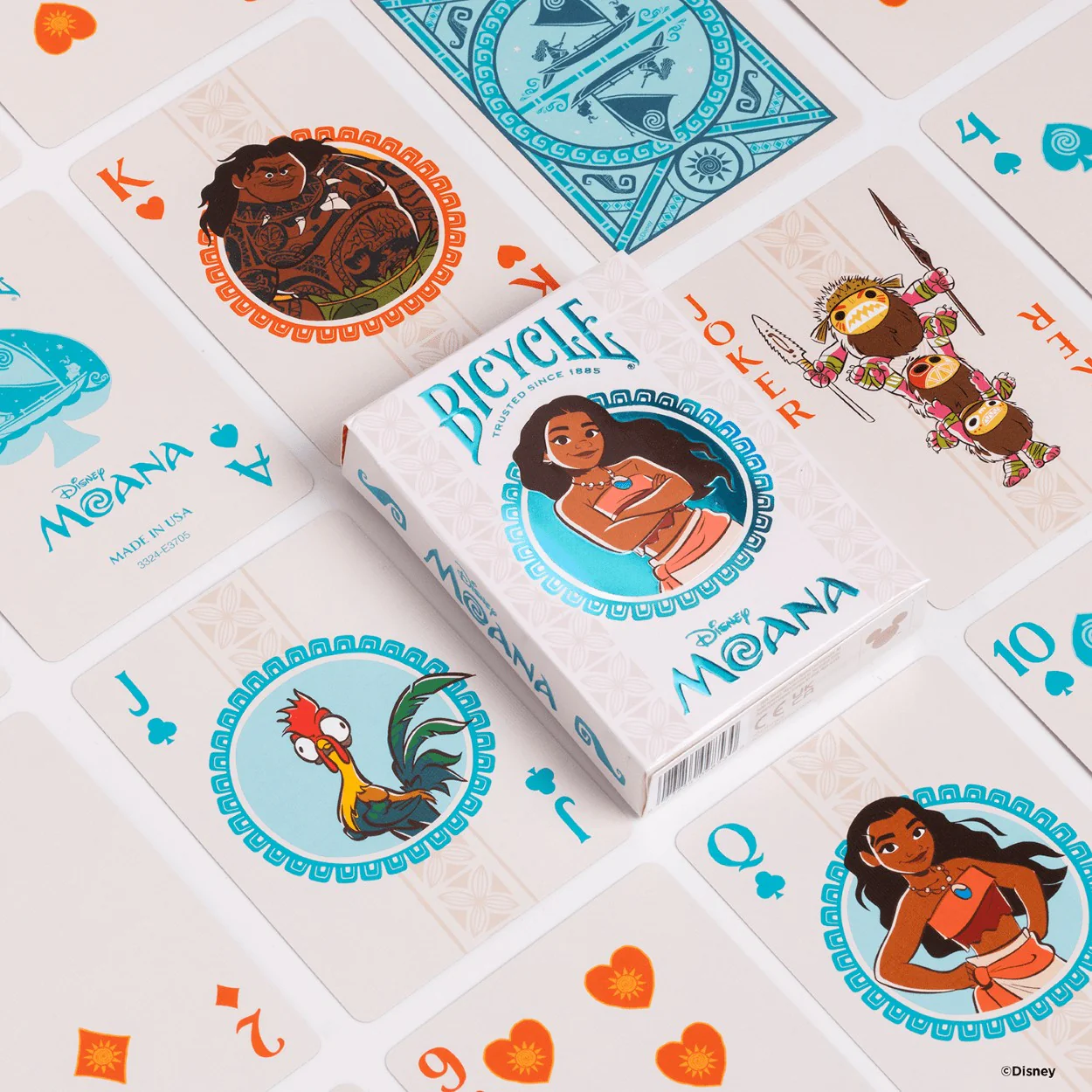 Disney Moana Playing Cards by Bicycle – Set Sail for Adventure! - Image 3