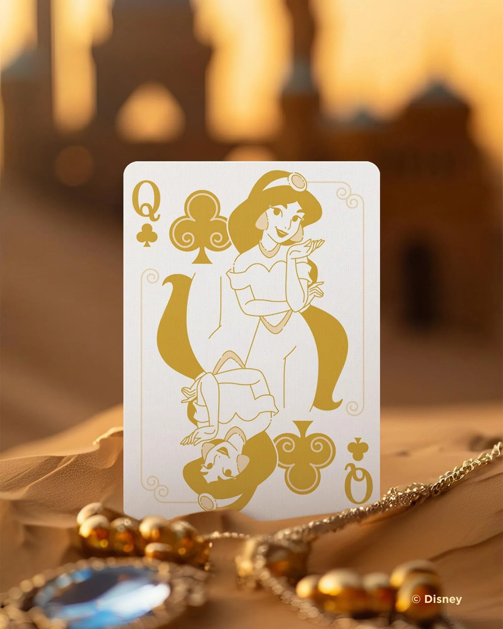 Disney Princess Inspired Navy Bicycle Playing Cards - Image 11