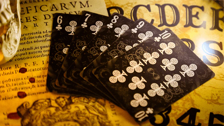 Divination Black Playing Cards by Midnight Cards LPCC - Image 2