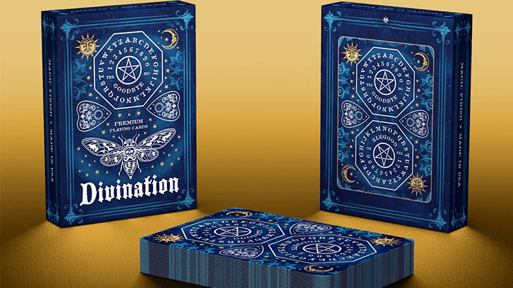 Divination Blue Playing Cards by Midnight Playing Cards LPCC