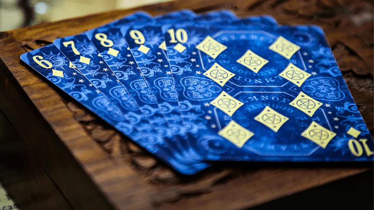 Divination Blue Playing Cards by Midnight Playing Cards LPCC - Image 6