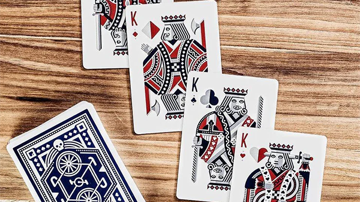 DKNG Blue Wheel Playing Cards by Art of Play - Image 4