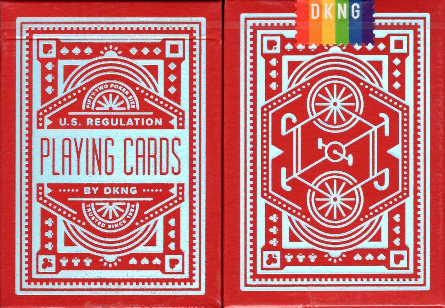 DKNG Rainbow Wheels Playing Cards EPCC - Image 10